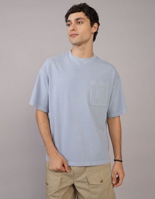 AE T-shirt Extragrande con Bolsillo