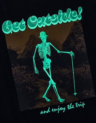 AE Skeleton Halloween Graphic T-Shirt