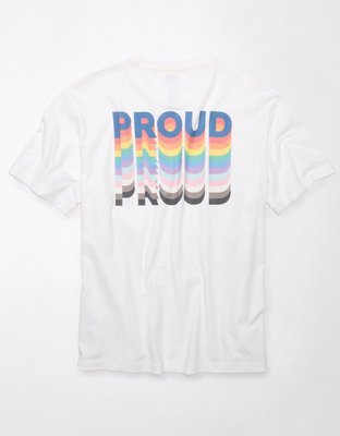 T-shirt con gráfico de Pride AE