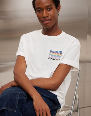 T-shirt con gráfico de Pride AE