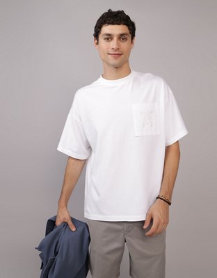 AE T-shirt Extragrande con Bolsillo