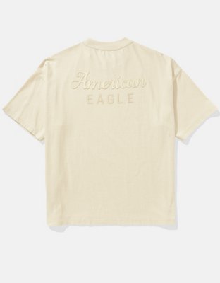 Camiseta extragrande con gráfico y logotipo AE
