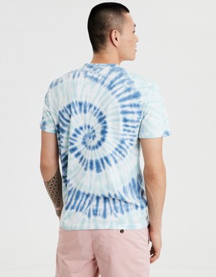 Мужские футболки American Eagle AE Short Sleeve Tie-Dye Graphic T-Shirt — фото 3