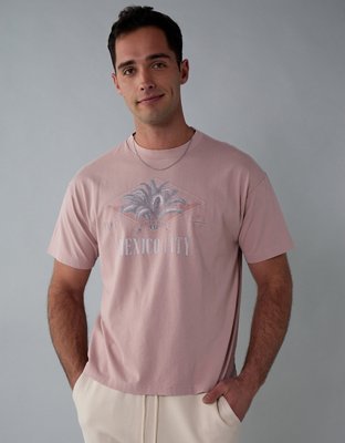 AE T-shirt Recta con Gráfico de Destino