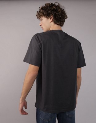 AE T-shirt con Gráfico de Logotipo y Aplicación
