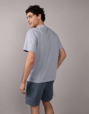 AE T-shirt con Gráfico de Logotipo y Aplicación