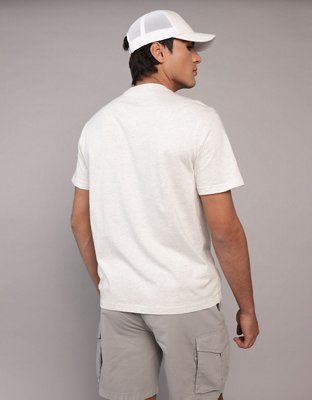 AE T-shirt con Gráfico de Logotipo y Aplicación