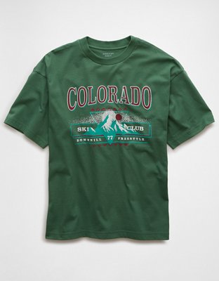 Мужские футболки American Eagle AE Boxy Colorado Graphic T-Shirt — фото 2