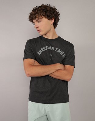 AE T-shirt con Gráfico de Logotipo de Icono