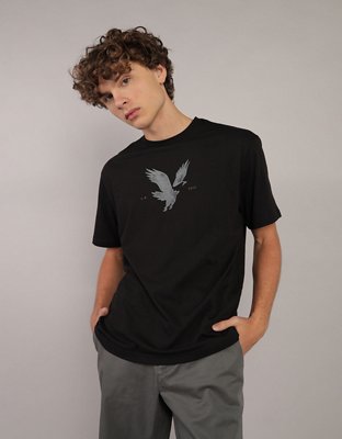 T-shirt à image logo emblématique AE