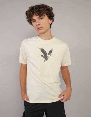 AE T-shirt con Gráfico de Logotipo de Icono