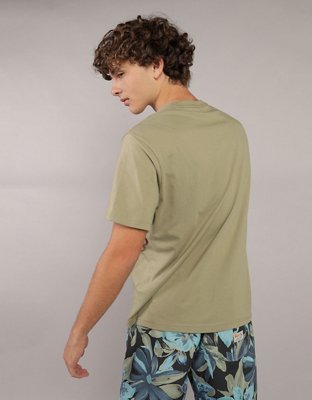 AE T-shirt con Gráfico de Logotipo de Icono