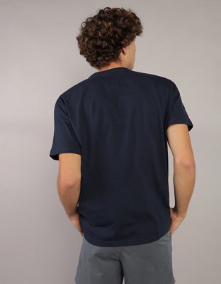 AE T-shirt con Gráfico de Logotipo de Icono