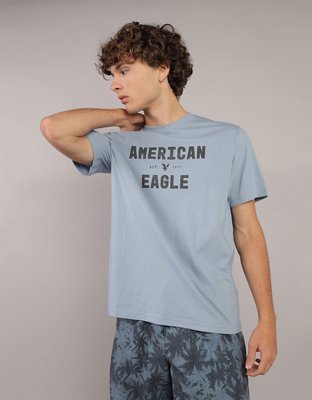 AE T-shirt con Gráfico de Logotipo de Icono