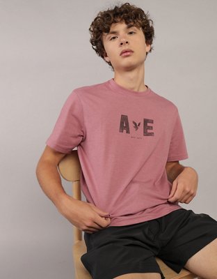 AE T-shirt con Gráfico de Logotipo de Icono