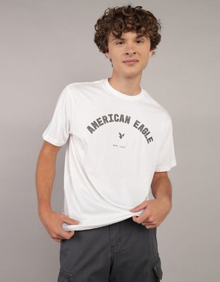 AE T-shirt con Gráfico de Logotipo de Icono