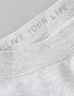 T-shirt droit à image logo AE