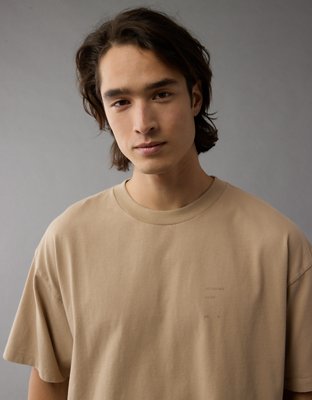 AE T-shirt Recta con Gráfico de Fotografía