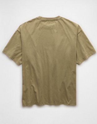 AE T-shirt Recta con Gráfico de Fotografía
