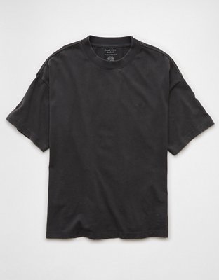 AE Luxe T-shirt Relajada y Pesada Extragrande con Gráfico de Logotipo