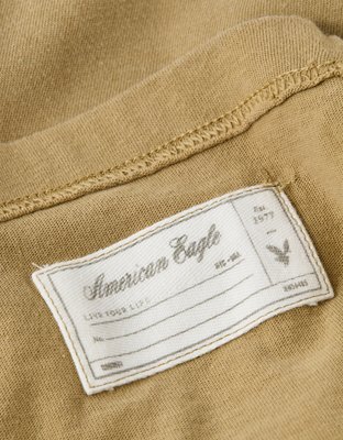 AE Laidback Luxe Heavyweight Oversized Logo Graphic T-Shirt