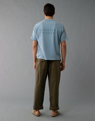 AE Laidback Luxe Oversized Logo Graphic T-Shirt