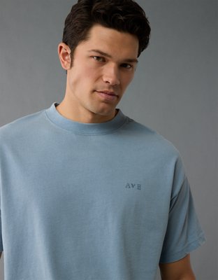 AE Laidback Luxe Heavyweight Oversized Logo Graphic T-Shirt