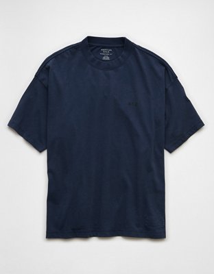 AE Laidback Luxe Heavyweight Oversized Logo Graphic T-Shirt