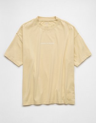 AE Laidback Luxe Heavyweight Oversized Logo Graphic T-Shirt