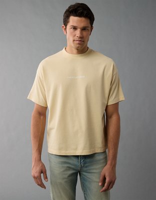 AE Laidback Luxe Heavyweight Oversized Logo Graphic T-Shirt