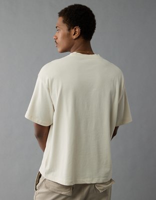 AE Luxe T-shirt Relajada y Pesada Extragrande con Gráfico de Logotipo