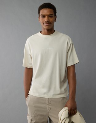 AE Laidback Luxe Heavyweight Oversized Logo Graphic T-Shirt