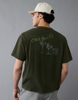 AE Boxy Happy Hour Graphic T-Shirt