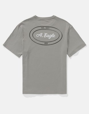 AE T-shirt con Gráfico y Logotipo en Relieve
