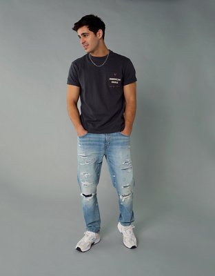 AE T-shirt con Gráfico y Logotipo en Relieve