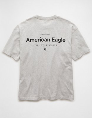 AE Boxy Logo Graphic T-Shirt | AE