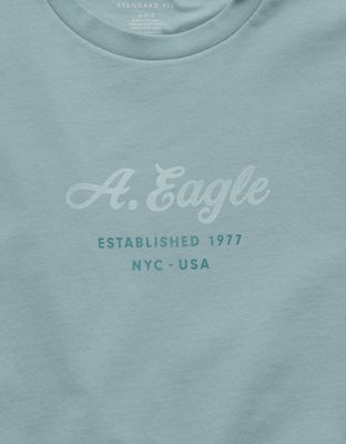 AE T-shirt con Gráfico de Logotipo