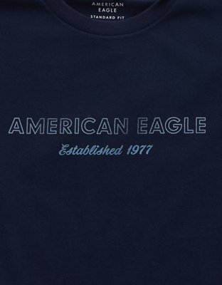 AE T-shirt con Gráfico de Logotipo