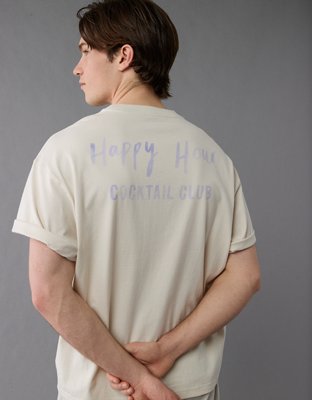 AE Boxy Happy Hour Graphic T-Shirt