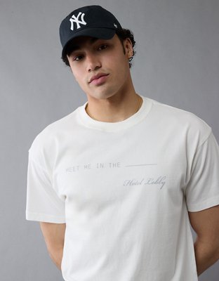 AE T-shirt Recta con Gráfico