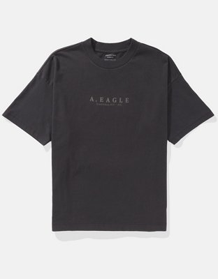 AE T-shirt con Gráfico de Logotipo de Icono