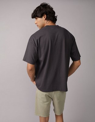 AE T-shirt con Gráfico de Logotipo de Icono