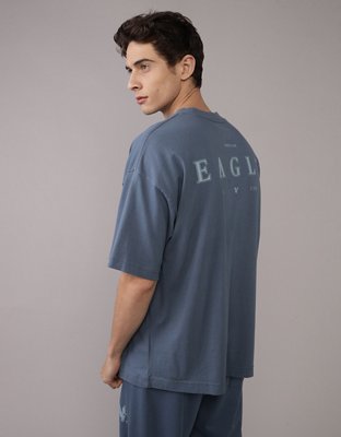 AE T-shirt con Gráfico de Logotipo de Icono