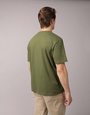 AE T-shirt con Gráfico de Logotipo de Icono