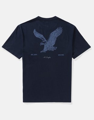 AE T-shirt con Gráfico de Logotipo de Icono