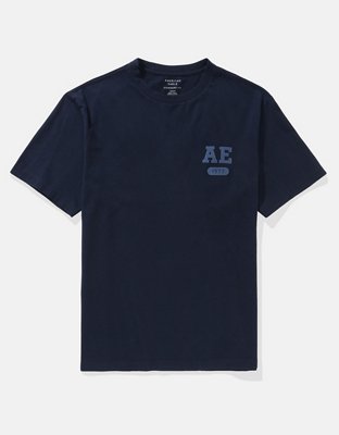 AE T-shirt con Gráfico de Logotipo de Icono