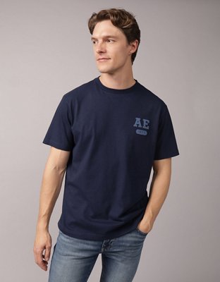 AE T-shirt con Gráfico de Logotipo de Icono