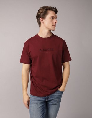 AE T-shirt con Gráfico de Logotipo de Icono