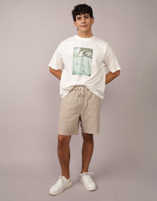AE T-shirt Recta con Gráfico de Destino