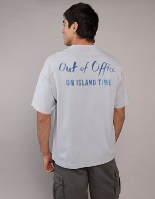 AE T-shirt Recta con Gráfico de Destino